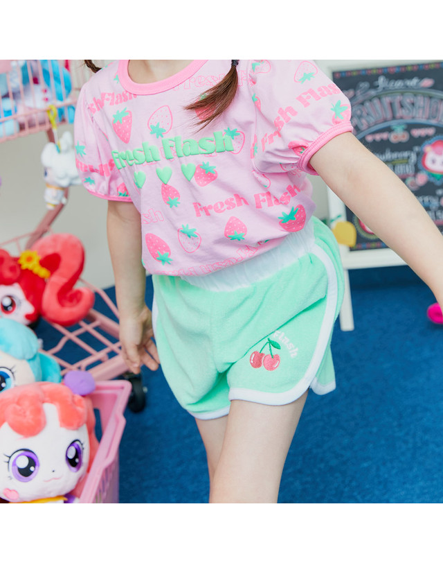 캐치티니핑 캐치티니핑 그린 돌핀 팬츠_0D15W00025 착용컷