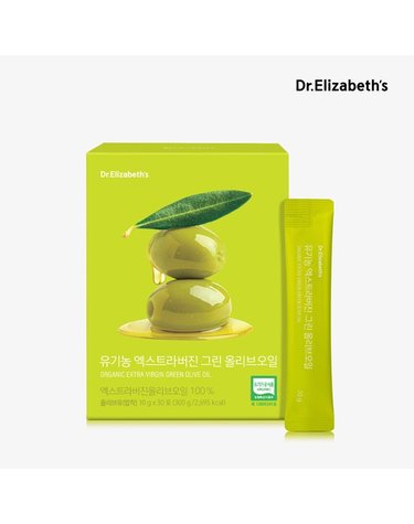 [갤러리아] [닥터엘리자베스] 유기농 엑스트라버진 그린 올리브오일 (10g x 30포)