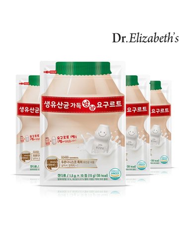 [갤러리아] [닥터엘리자베스] 생유산균 가득 냠냠요구르트 (10정) x 4팩