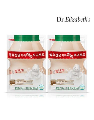 [갤러리아] [닥터엘리자베스] 생유산균 가득 냠냠요구르트 (10정) x 2팩