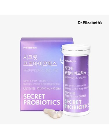 [갤러리아] [닥터엘리자베스] 시크릿 프로바이오틱스 (500mg x 60캡슐)