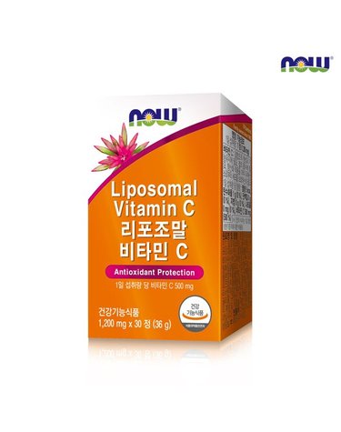 [갤러리아] [나우푸드] 리포조말 비타민 C (1,200mg x 30정)