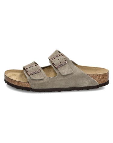 버켄스탁 285mm 럭키찬스 아리조나 스웨이드 레더 슬리퍼 0051463 TAUPE