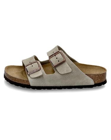 26SS 버켄스탁 285mm 럭키찬스 아리조나 스웨이드 레더 슬리퍼 0051463 TAUPE