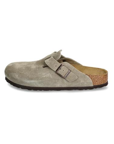 26SS 버켄스탁 보스턴 스웨이드 레더 슬리퍼 0060463 TAUPE