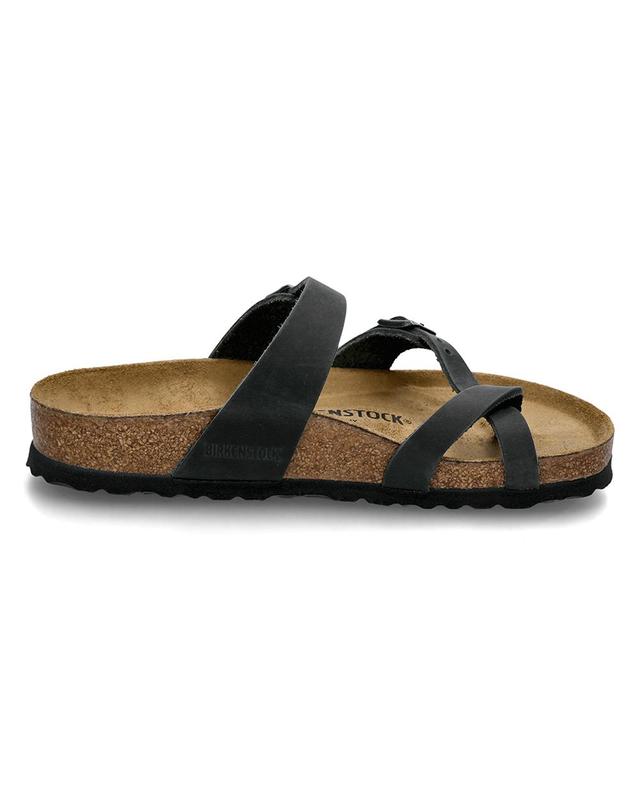 버켄스탁 26SS 버켄스탁 미야리 슬리퍼 0171481 BLACK 착용컷