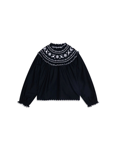 키즈 푸네 블라우스 PUNE BLOUSE MIDNIGHT NAVY