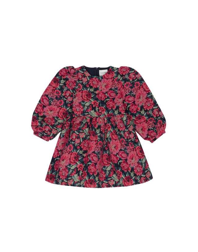 더뉴소사이어티 키즈 원피스 DAMASCENA DRESS ROSES TAPESTRY 착용컷