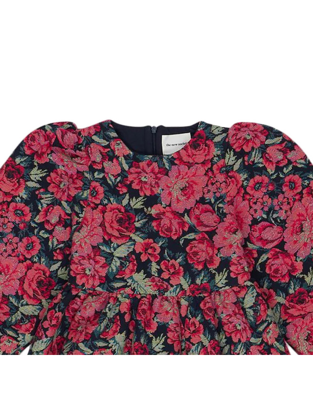 더뉴소사이어티 키즈 원피스 DAMASCENA DRESS ROSES TAPESTRY 착용컷