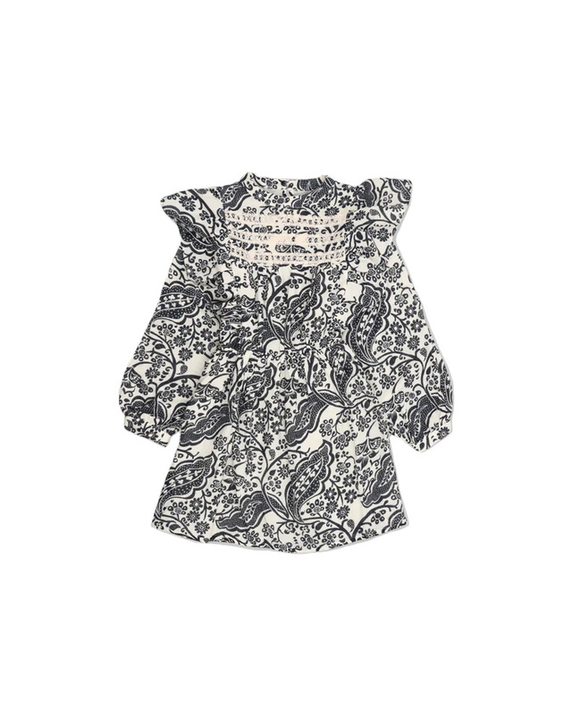 더뉴소사이어티 키즈 원피스 JAIPUR DRESS MAJESTIC PAISLEY 착용컷