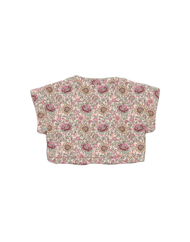 더뉴소사이어티 키즈코트 VERSAILLES WAISTCOAT FLORAL TAPESTRY 착용컷