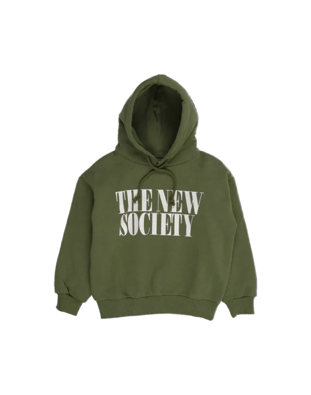 더뉴소사이어티 키즈 미카 스웻 후드티 카키 MICA S HID.FOREST 착용컷