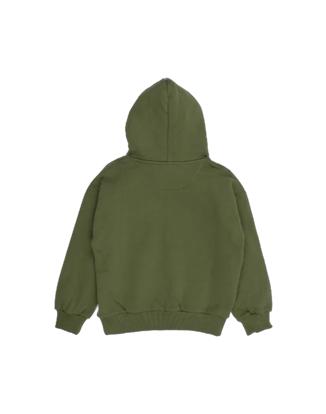 더뉴소사이어티 키즈 미카 스웻 후드티 카키 MICA S HID.FOREST 착용컷