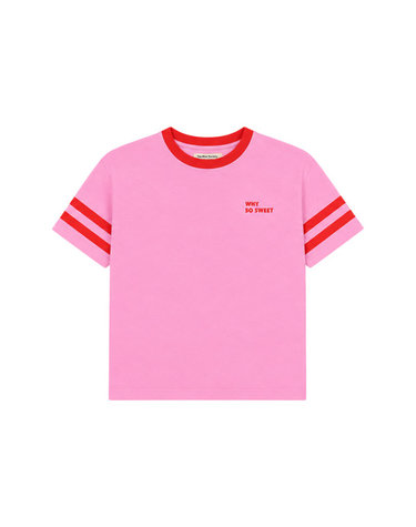 키즈 칸나 스트라이프 반팔 티셔츠 핑크라벤더 S26AHB1P575 PINK