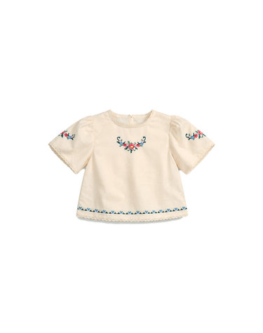 키즈 나르시스 NARCISE 플라워 엠보 블라우스 에크루 S26AHB1P458 ECRU