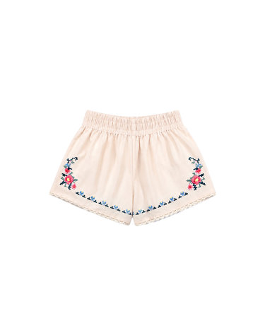키즈 나르시스 NARCISE 플라워 엠보 숏츠 에크루 S26AHB1P457 ECRU