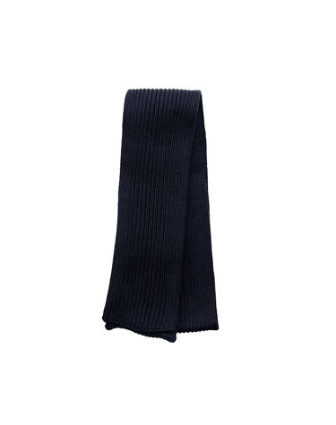 25FW 골지 울 숏 머플러 SHORT SCARF NAVYBLUE