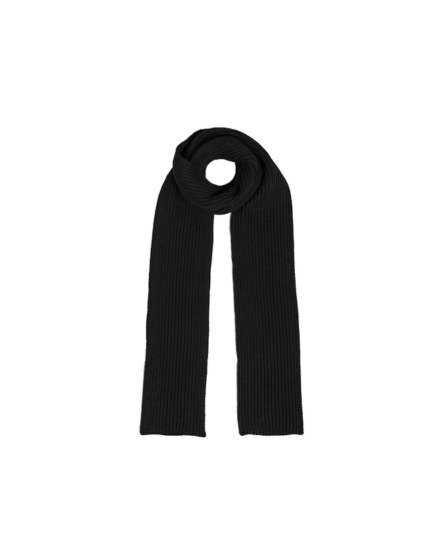 안데르센 안데르센 25FW 골지 울 머플러 블랙 SCARF BLACK 착용컷