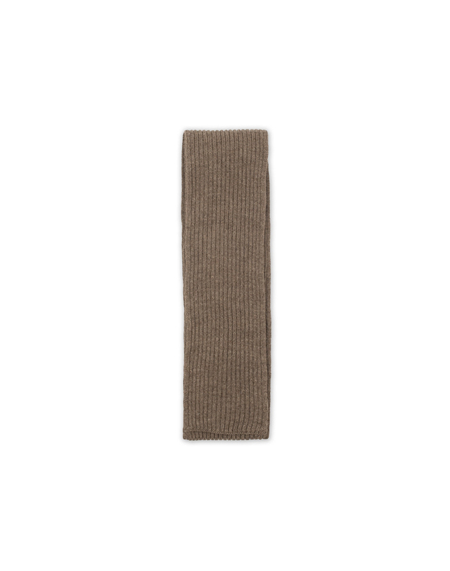 안데르센 안데르센 25FW 골지 울 숏 머플러 SHORT SCARF NATURAL TAUPE 착용컷