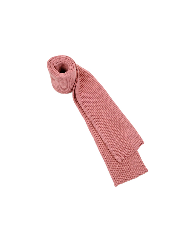 안데르센 안데르센 25FW 골지 울 숏 머플러 로즈 핑크 SHORT SCARF LYSEROD 착용컷