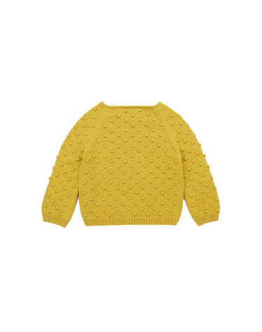 25SS 키즈 팝콘 니트 옐로우 K1035S25 703 (4A 5A 6A)