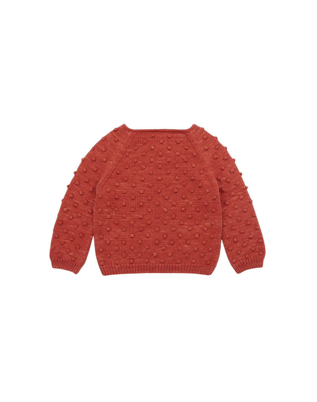 미샤앤퍼프 25SS 키즈 팝콘 니트 레드 K1035S25 629 (4A 5A 6A) 착용컷