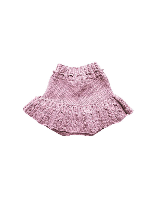 미샤앤퍼프 25SS 키즈 팝콘스케이팅 스커트 K1004S25 531 (3A 4A) 착용컷