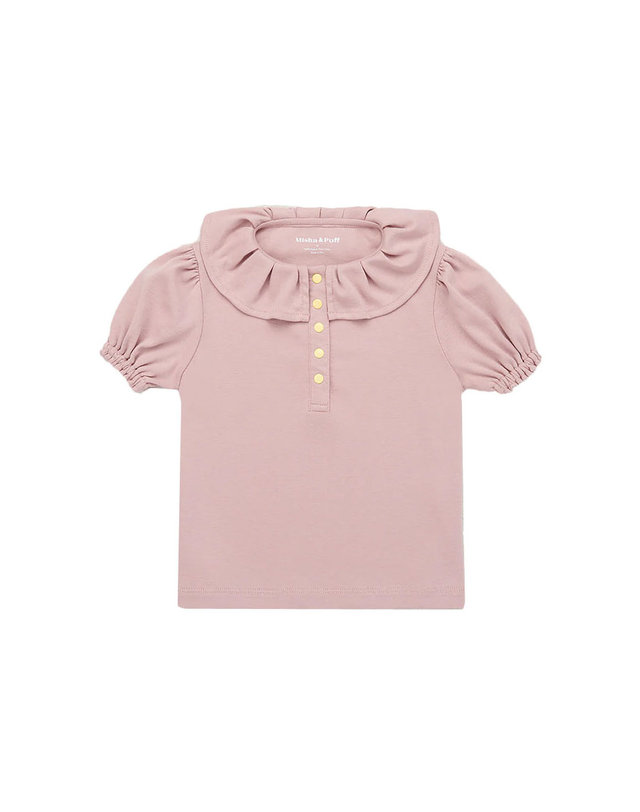 미샤앤퍼프 25SS 키즈 울라 티셔츠 라일락 K3028S25 531 착용컷