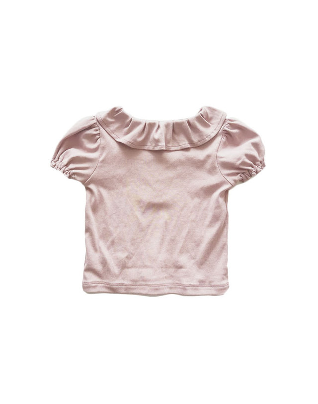 미샤앤퍼프 25SS 키즈 울라 티셔츠 라일락 K3028S25 531 착용컷