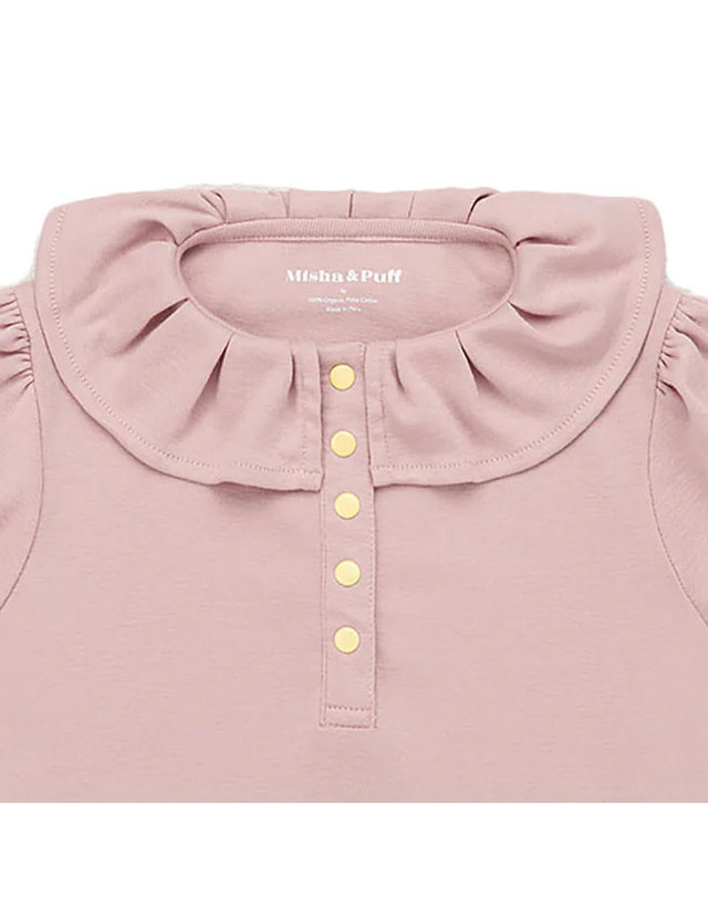 미샤앤퍼프 25SS 키즈 울라 티셔츠 라일락 K3028S25 531 착용컷