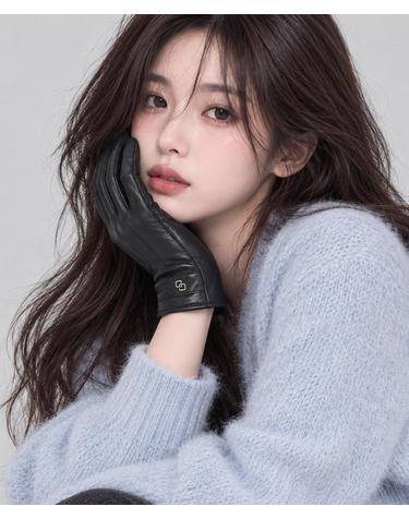 크로커다일 프라임 스마트 터치 여성 가죽장갑