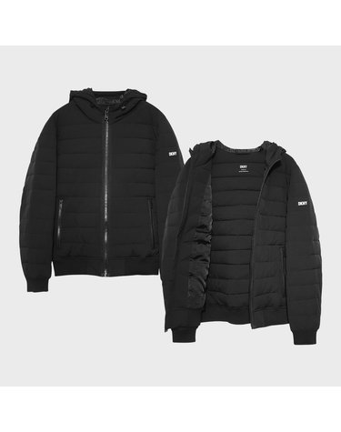 DKNY 스트레치 남성 후드 패딩 자켓
