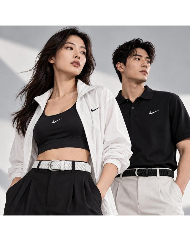 나이키 나이키 골프 우먼스 솔리드 스트레치 우븐 벨트 13135 착용컷