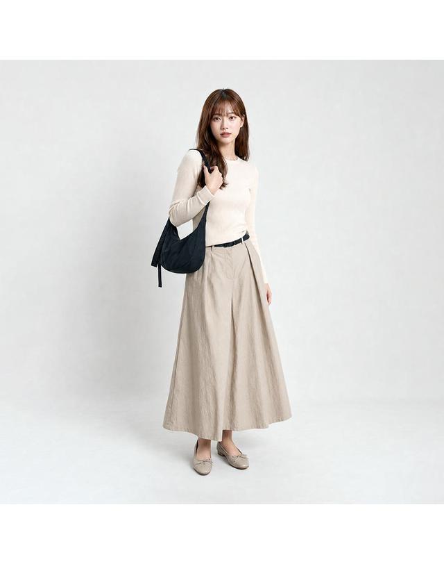 바쿠 바쿠 BAGGU 스몰 나일론 크레센트백 여성용 미니숄더백 착용컷