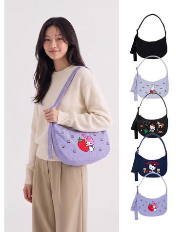 바쿠 크레센트백 미디움 BAGGU 나일론 숄더백