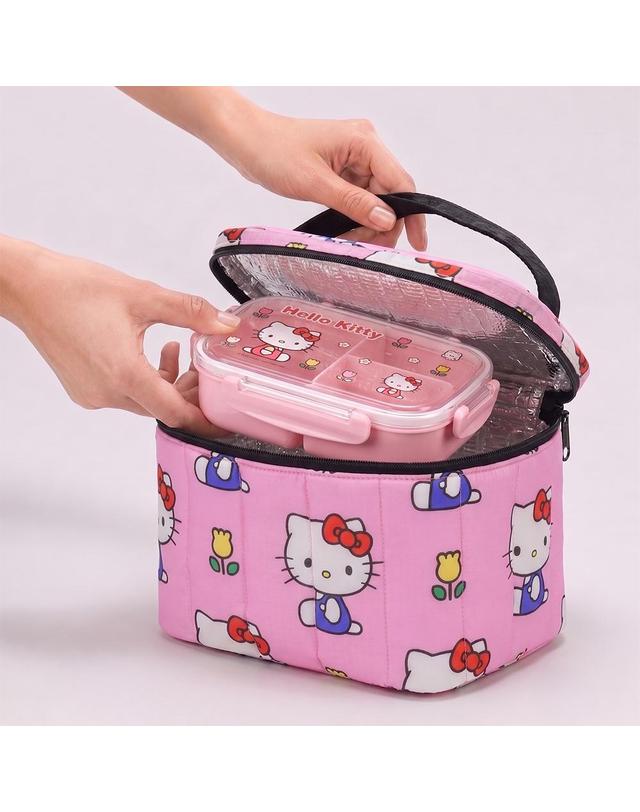 바쿠 BAGGU 바쿠 퍼피 런치백 피크닉 보온보냉 도시락 가방 착용컷