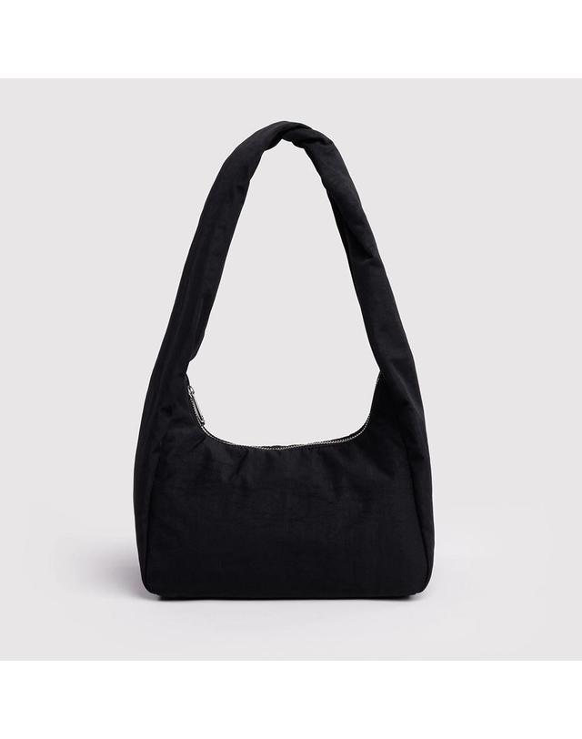 바쿠 BAGGU 바쿠 스몰 나일론 머랭백 여성용 미니숄더백 착용컷