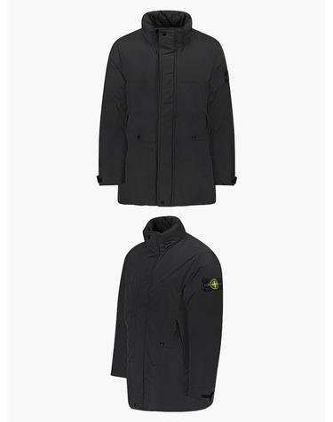 스톤아일랜드 와펜 패딩 점퍼 다운 베라 후드수납 자켓