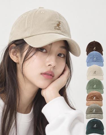 캉골 코듀로이 볼캡모자 K5206HT