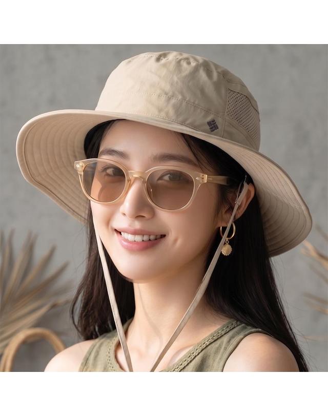 컬럼비아 컬럼비아 등산모자 낚시 캠핑 부니햇 남녀공용 착용컷