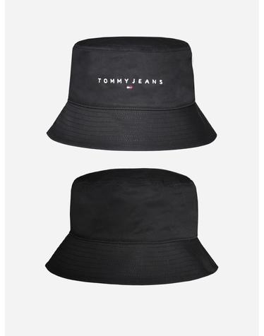 타미힐피거 진스 남녀공용 자수 로고 버킷햇
