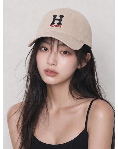 타미힐피거 남성 여성 로고 모자 볼캡