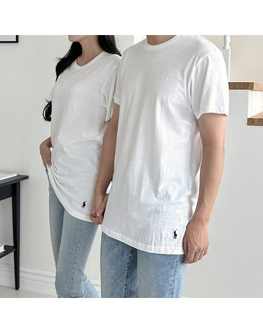 폴로랄프로렌 클래식 무지 면 반팔티셔츠