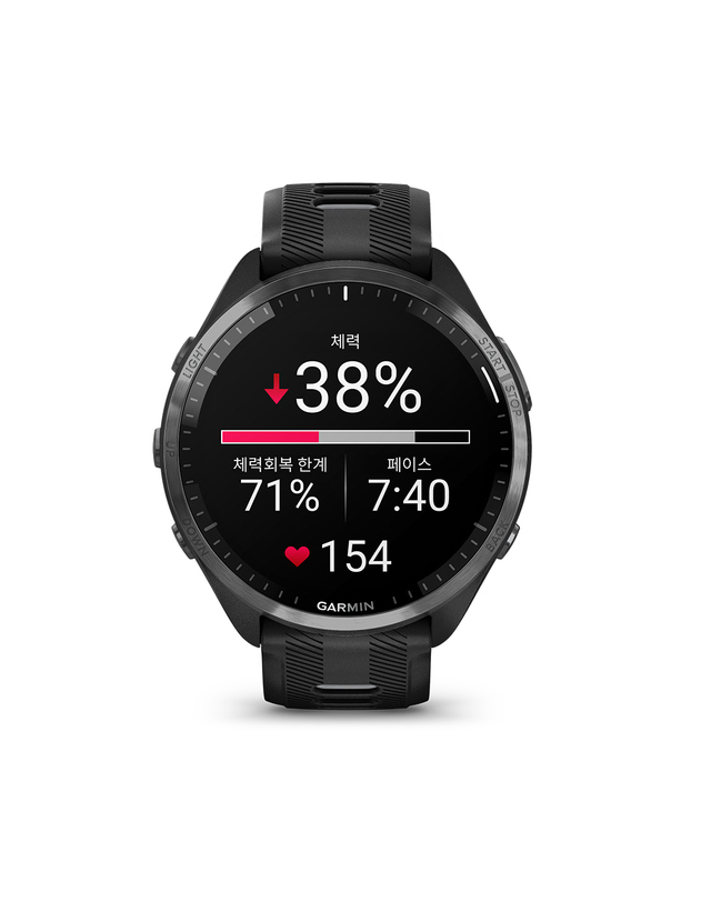 가민 가민 포러너 965 블랙 GPS 스마트워치 착용컷