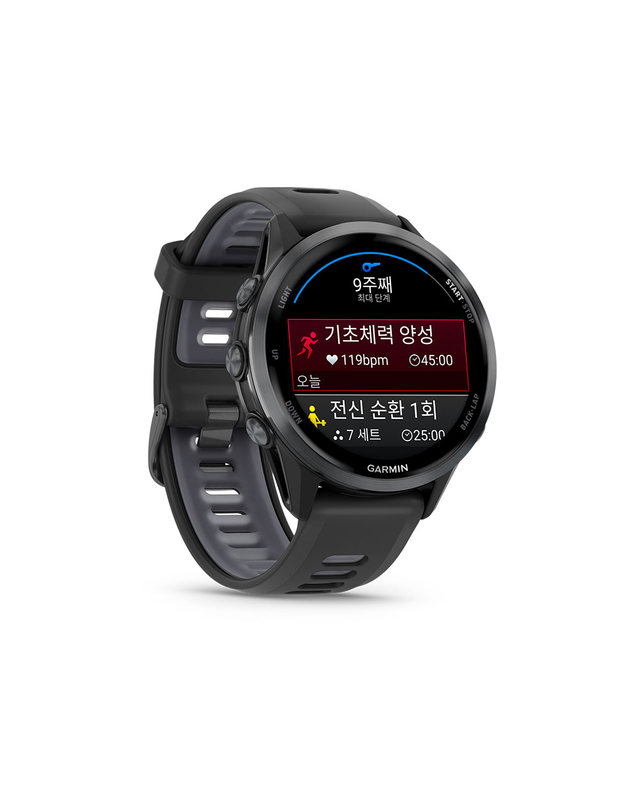 가민 가민 포러너 970 블랙 러닝 GPS 스마트워치 착용컷