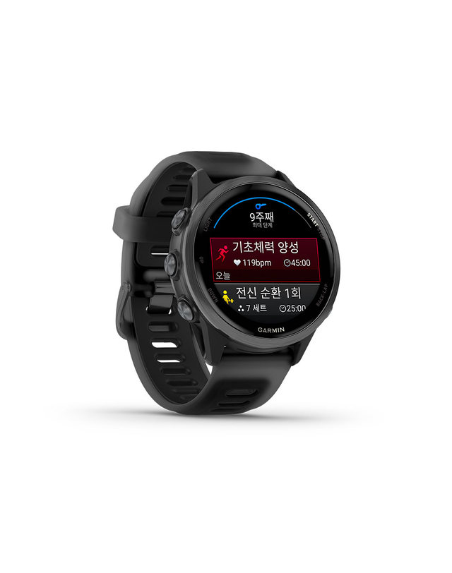 가민 가민 포러너 570 42mm 블랙 러닝 GPS 스마트워치 착용컷