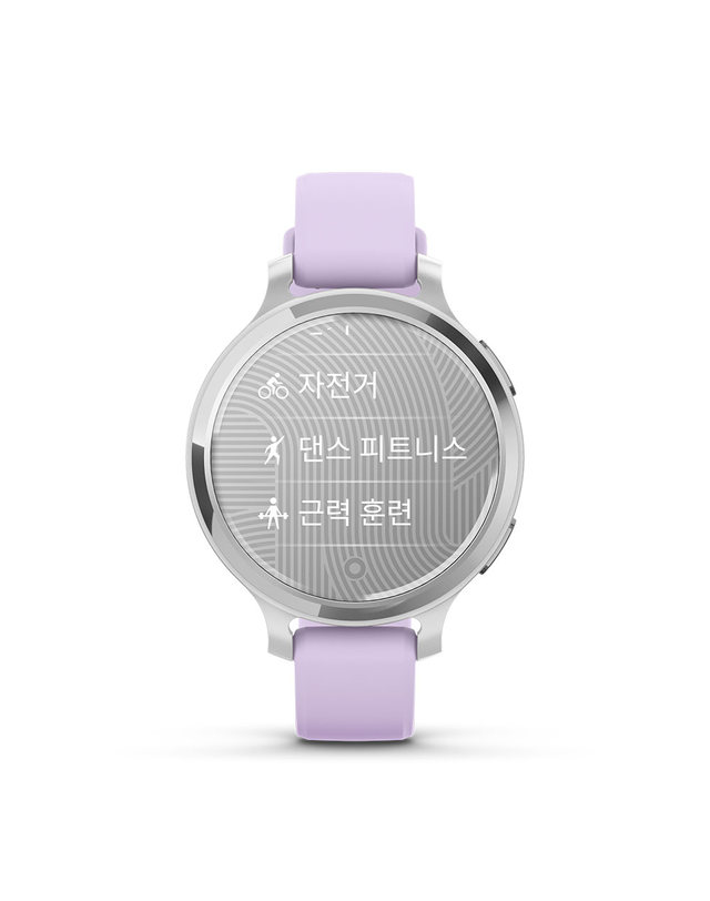 가민 가민 릴리2 액티브 실버 자스민 실리콘 밴드 GPS 스마트워치 착용컷