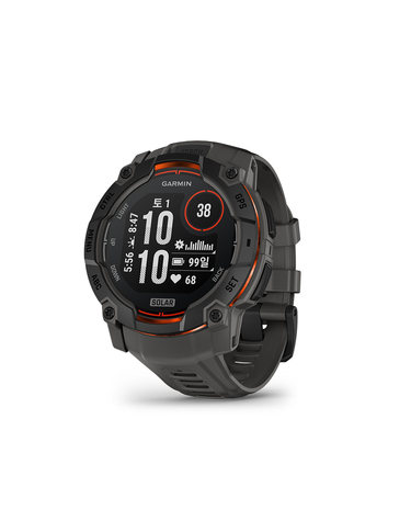 가민 인스팅트 3 솔라 50mm 블랙 차콜 밴드 멀티스포츠 GPS 스마트워치