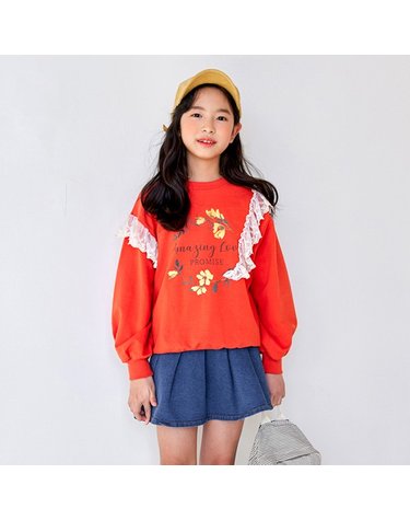 [보리보리] 라일리아 맨투맨 티셔츠_27006