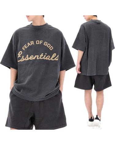 26SS 피어오브갓 에센셜 트레이닝 90s 반팔 티셔츠 125SP264111F FADEDIRONGREY